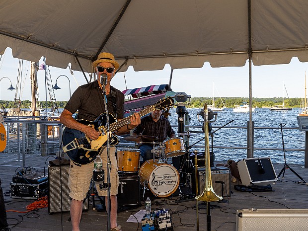 Classic Rock and Blues on the Dock with Java Groove The first "Thursdays on the Dock" of the season with Java Groove
