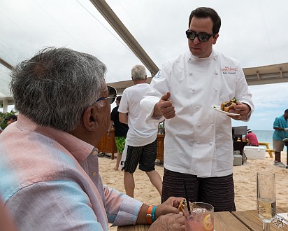 So, he walked over and made converts out of us Jan 18, 2014 1:20 PM : Francisco Trejo, Grand Cayman, Pedro Contreras : Maxine Klein,David Zeleznik,Daniel Boulud