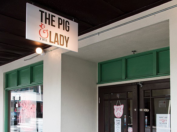 Lunch at one of our faves in Chinatown, actually inventive Vietnamese street food by chef Andrew Le at  The Pig and the Lady  May 7, 2015 1:56 PM : Oahu