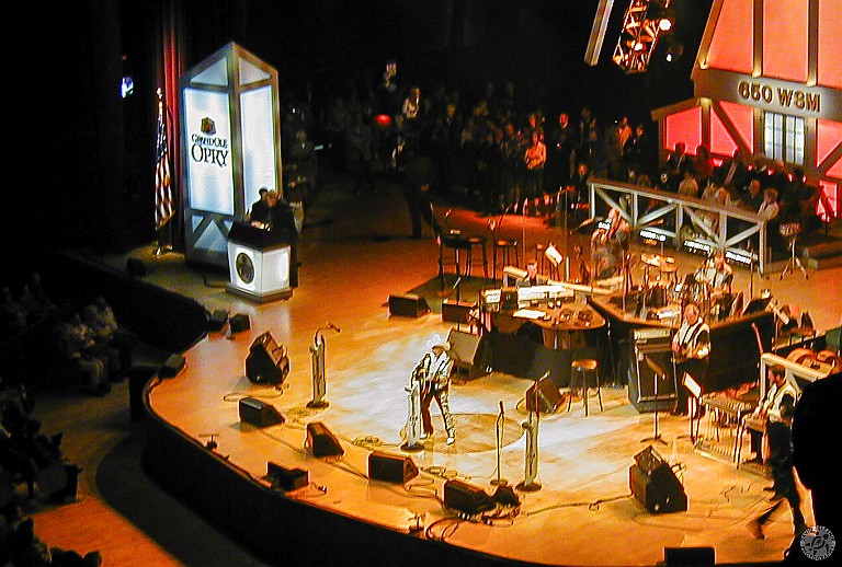 GrandOleOpry2003-002 The Grand Ole Opry lineup for the night was Jimmy Dickens, The Whites, Ashley Gearing, Mike Snider, Craig Morgan, Josh Turner, Bryan White, JD Crowe & The New...