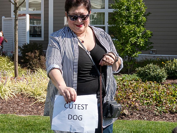 Bridges Dog Show 2019-027 Oh, I guess mommy had the sign upside down, I only won Cutest Dog... oh well...
