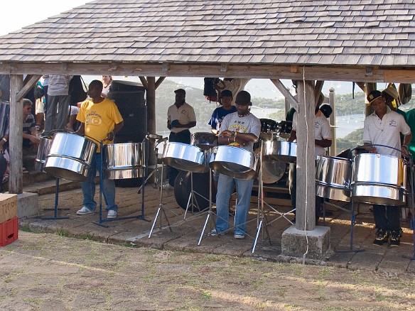 The steel pan band plays from 4-7pm when a reggae/ska band takes over Jan 11, 2009 5:01 PM : Antigua 2009-01