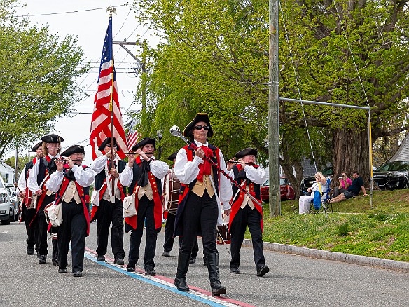 BurningOfTheShips2022-031 The Chester Fife & Drum Corps was organized in 1868 and is the oldest, continuously active fife & drum corps in Connecticut