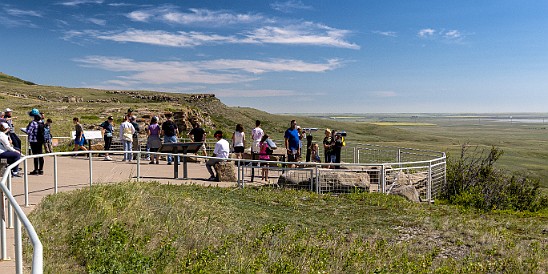 HeadSmashedInBuffaloJump-015 Our docent was extremely informative and shared the pride in his tribal heritage