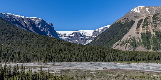 ColumbiaIcefield-006 Stutfield Glacier is at the northern end of the Columbia Icefield