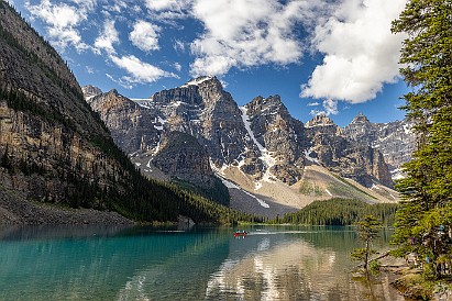 MoraineLake-006 It was impossible to conceive that there could be a lake prettier than Lake Louise, but I think Moraine Lake is the grand prize winner. Absolutely stunning,...