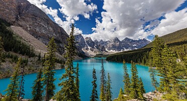 Moraine Lake It was impossible to conceive that there could be a lake prettier than Lake Louise, but I think Moraine Lake is the...