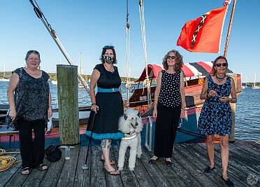 Socially distanced Shanties and Sails with The Johnson Girls The Johnson Girls took socially distanced performing to a new level on August 18, 2020