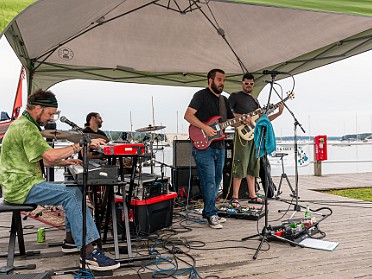 John Spignesi Band "On the Dock" The John Spignesi Band jamming out on the dock, August 13, 2020