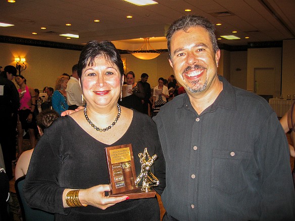 We have a trophy, some little plaques, and we're smiling Aug 6, 2006 3:21 PM : Dancing, David Zeleznik, Maxine Klein