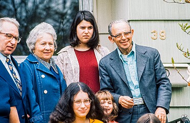 Deb's Bat Mitzvah, April 1973 Both sides of our family converged on our house, my father's side from the NYC area and my mother's side from the DC...