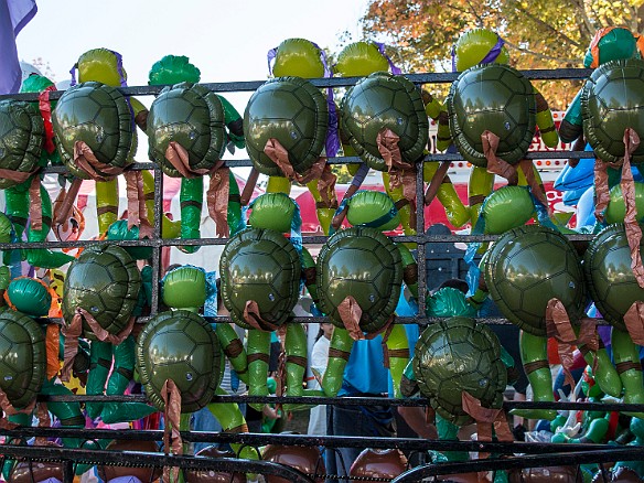 Mutant blow-up turtles waiting to be claimed by screaming kids Sep 27, 2014 1:07 PM : turtle