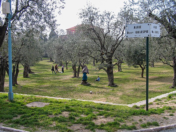 MuseeMatisse-0207-004 The Roman arena and olive groves next to the Matisse Museum have been the site of the Nice Jazz festival. Hence the naming of the various walking paths through...