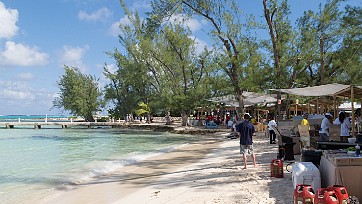 Cayman Cookout - Day #2 Saturday started with a trip to Rum Point by catamaran, stopping first at Stingray City. Then a hysterical session with...