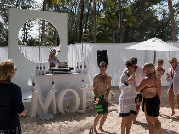 What would a beach bash be without someone from Moet and Chandon spinning tunes Jan 14, 2017 12:55 PM