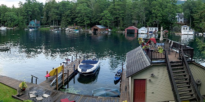 LakeGeorge2019-004 Saturday night was the annual siblings get-together at Robbie and Janie's place on Echo Bay, along the eastern shore of Lake George