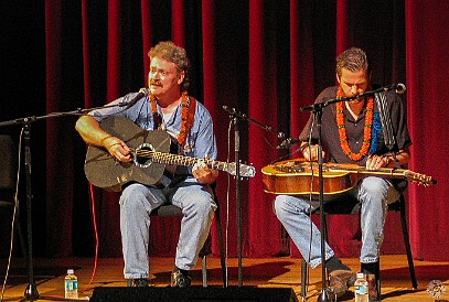 Kauai-020 Special treat by visiting Nashville musicians Tim Stafford and Rob Ickes