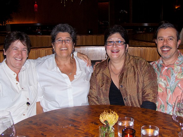 Mary, Deb, Maxine, and Dave for dinner at the Kauai Grille in the St. Regis May 8, 2010 9:37 PM : David Zeleznik, Debra Zeleznik, Kauai, Mary Wilkowski, Maxine Klein