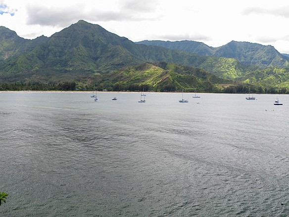 Panoramic view of Hanalei Bay from the old resort, amazing! May 16, 2012 12:55 PM : Kauai