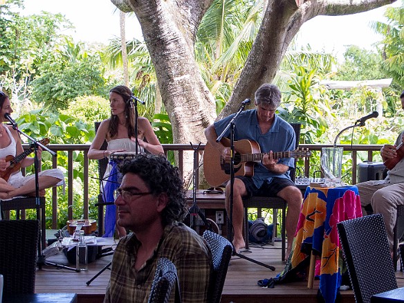 The ambiance at the Common Ground is definitely "granola-y". Atmospheric ukulele, bongos, and guitar served as background music while we ate. However, the food is excellent, fresh from their gardens or sourced locally from other farms on the island. May 20, 2012 11:10 AM : Kauai