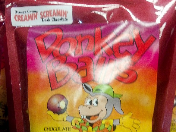 Made on the Big Island, there are even Creamin Screamin Orange Cream Donkey Balls...  what to choose?? May 26, 2012 2:43 PM : Kauai