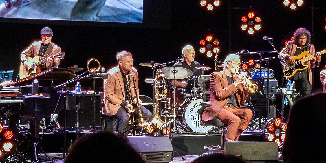 HerbAlpert2026-007 What a great and hugely entertaining night of music by the 91 year old giant that is Herb Alpert and his TJB! He's still as smooth on the horn as ever and all...