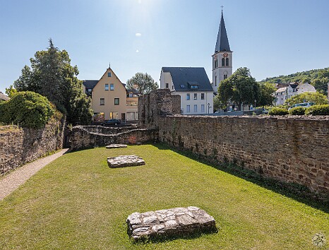 Boppard2025-015 Remains of the Römerkastell or Roman Fort that was built in the mid-fourth century
