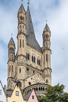 Cologne2025-029 Great St. Martin's Church from the Fish Market