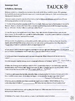 Koblenz2025-025 Docking in Koblenz late in the day, a scavenger hunt was organized as a fun way for us to visit some key sights in the old city and make it back to the ship in...