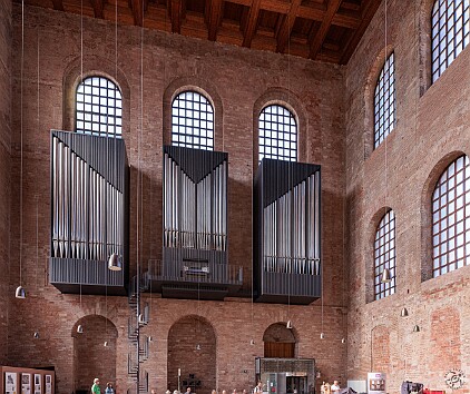 Trier2025-014 The Basilica of Constantine was the original residence of the Archbishop of Trier, but is much older than that. It was built around 300 AD during the reign of...