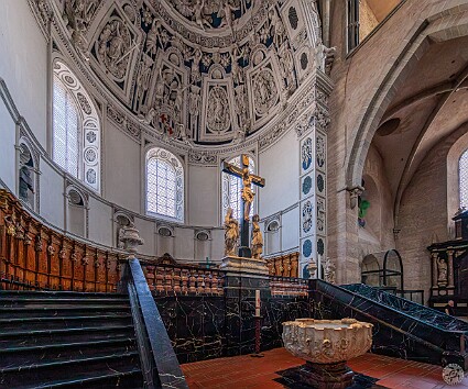 Trier2025-021 The choir decorated in the German Baroque style