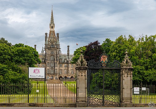 Edinburgh2024-005 Fettes College is a very upper-crust co-ed private boarding school that is rumored to be one of JK Rowling's inspirations for Hogwarts Academy (which she...