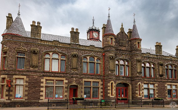 IsleOfLewisHarris2024-004 The Stornaway town hall also houses the Harris Tweed Authority which was established by an act of Parliament to maintain the authenticity and reputation of...