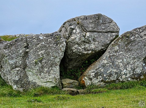 IsleOfLewisHarris2024-024 The remains of what was once a large cairn, perhaps the sleeping quarters for those who performed rituals at the site. However, no one really knows the who or...