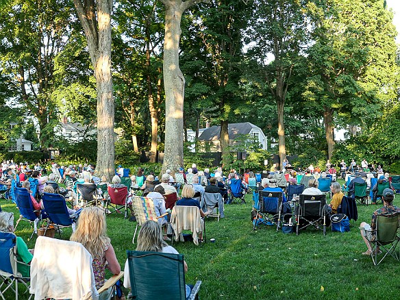 SeanNelsonNewLondonBigBand-20210731-003 A picture-perfect evening to sit out in the town park, pack and have a picnic dinner with friends, partake of adult beverages, and enjoy the sounds of Sean...