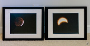 "Good Morning, Good Night" Exhibition at Spectrum Gallery I was pleasantly caught by surprise when a pair of my eclipse photos, one solar and the other lunar, were were accepted...