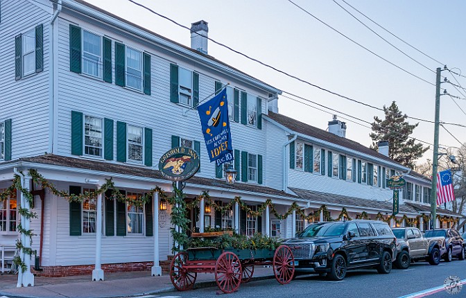 TreesInTheRigging2024-001 The Ole Gris opened in January 1776 and is the oldest continuously running inn in America