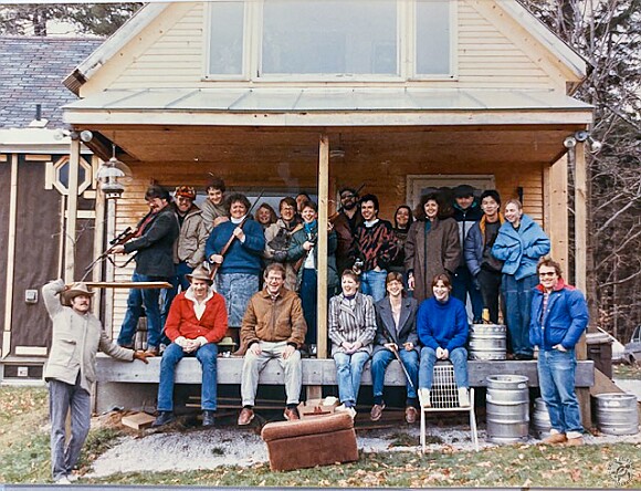 HancockVT Thanksgiving1987-004 The Sunday morning aftermath of the infamous 