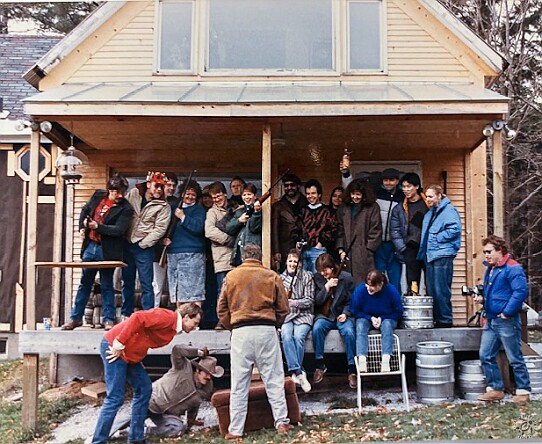 HancockVT Thanksgiving1987-005 The Sunday morning aftermath of the infamous 