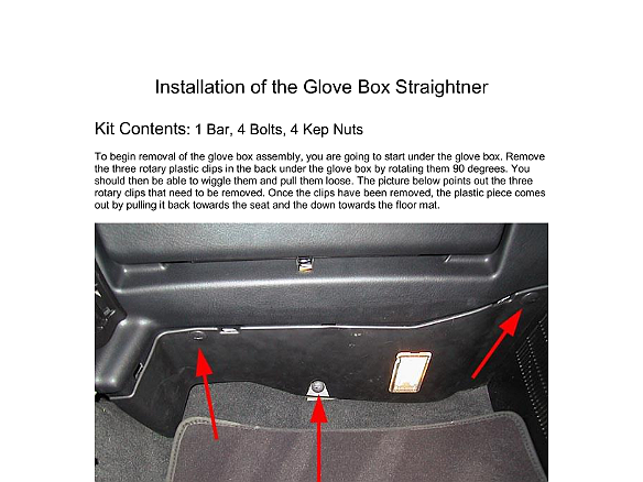 glovebox Like many other owners after a couple of years, the constant rattle of my glovebox was starting to drive me crazy. I started noticing it get particularly bad...